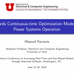 Presentation at FERC Software Conference